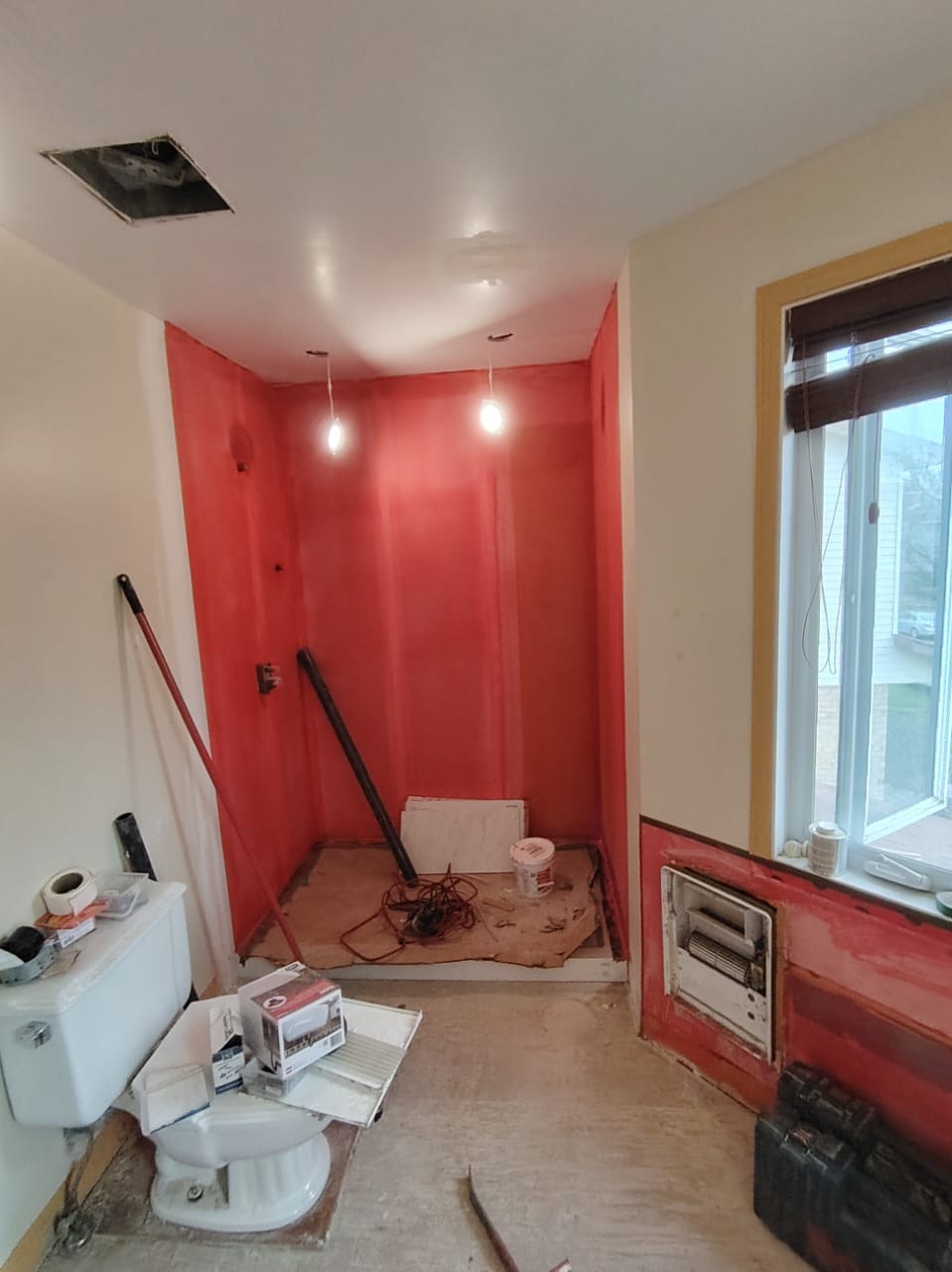 Salle de bain Brossard — avant rénovation